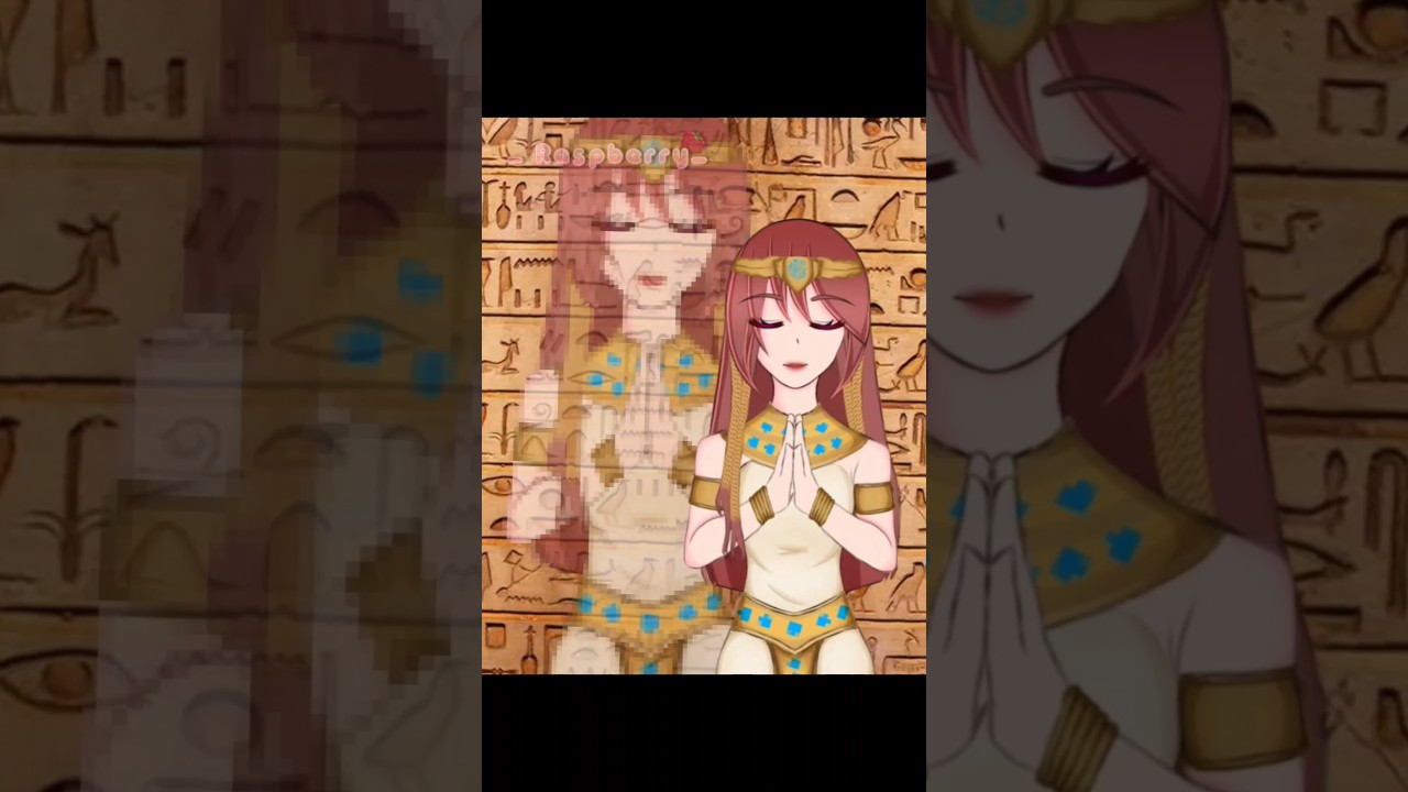 Egyptian trend x Rosie(My oc)  #gachaanimation #animation #youtubeshorts #trending