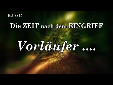 BD 8815 - VORLÄUFER ....