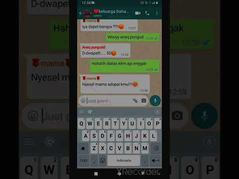 just pov :: anaq pungud #whatsmock #fakechat