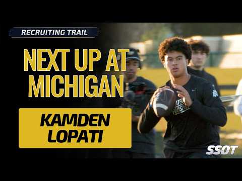 Kamden Lopati | West High School QB Commits to Michigan