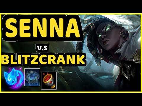 DESTINY (SENNA) vs BLITZCRANK - BOTTOM SUPPORT GAMEPLAY - OC Ranked GRANDMASTER