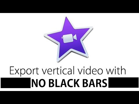 iMovie: How To Export/Save VERTICAL VIDEO for TikTok, Instagram, YT Shorts (No Black Bars)