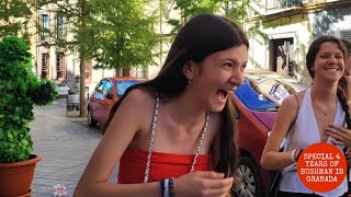 #Bushman_prank in Granada city Part 30. funniest reactions. statue prank