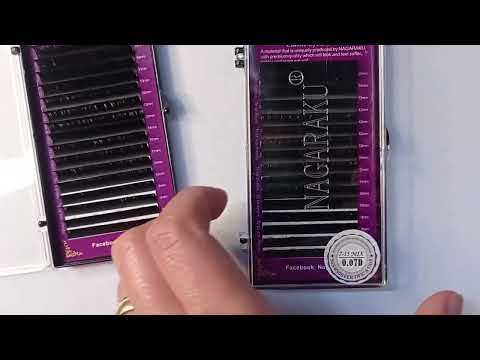 CARTELA DE CÍLIOS FIO A FIO NAGARAKU MIX 7 A 15MM