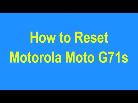 Hard Reset Motorola Moto G71s @HardresetInfo @Prasadtechintelugu #trakintech @geekyranjit
