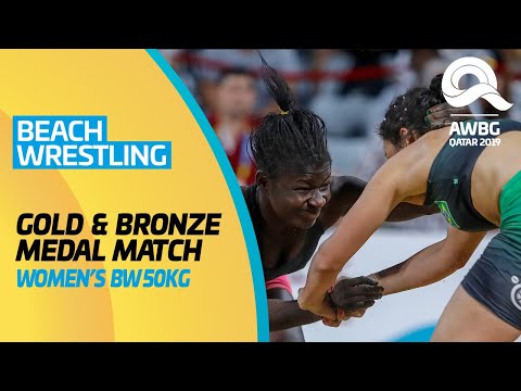 Beach Wrestling | Women's BW 50KG Gold Medal & Bronze Medal Match| ANOC World Beach Games Qatar 2019
