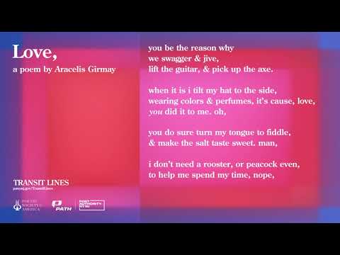 Transit Lines: Aracelis Girmay's ​ “Love,”
