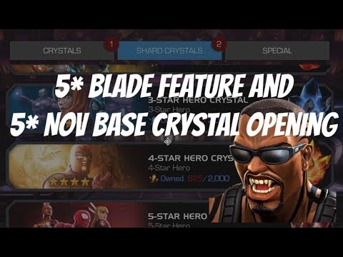 5 Star Blade Feature and 5 Star Base Crystal Opening - Marvel Contest of Champions