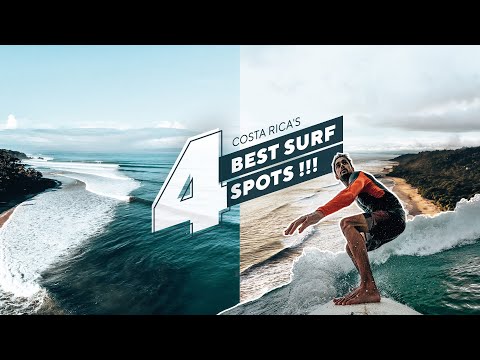 SURFING COSTA RICA 4 BEST SURF SPOTS | Santa Teresa + Nosara + Dominical + Pavones | Ep26