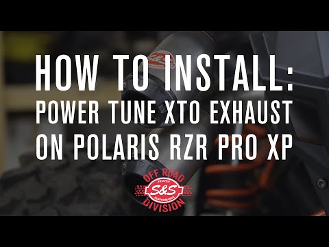 S&S - Off Road Division - How to Install Power Tune XTO muffler on RZR Pro XP