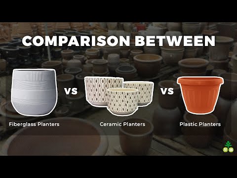 Comparison Between Fiberglass vs Ceramic vs Plastic Planters | YEWSENG GARDENING SUPPLY