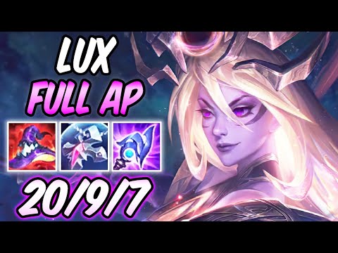 LUX MID GAMEPLAY #15 DARK COSMIC LUX S11 - League of Legends | ETERNAL HERO