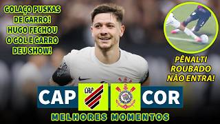 GOLAÇO PUSKAS DE RODRIGO GARRO | Athletico-PR x Corinthians | Melhores Momentos | 19/02/2026