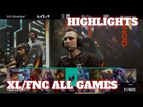 XL vs FNC - All Games (Bo5) Highlights | Round 1 LEC 2023 Season Finals | Excel vs Fnatic