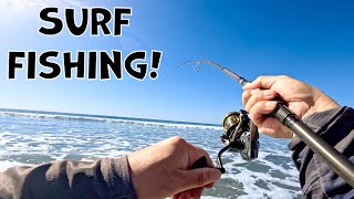 Putting in the work... [SoCal Surf Fishing]