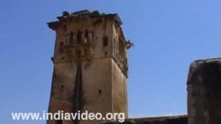 Watchtowers at Hampi in Bellari district, Karnataka