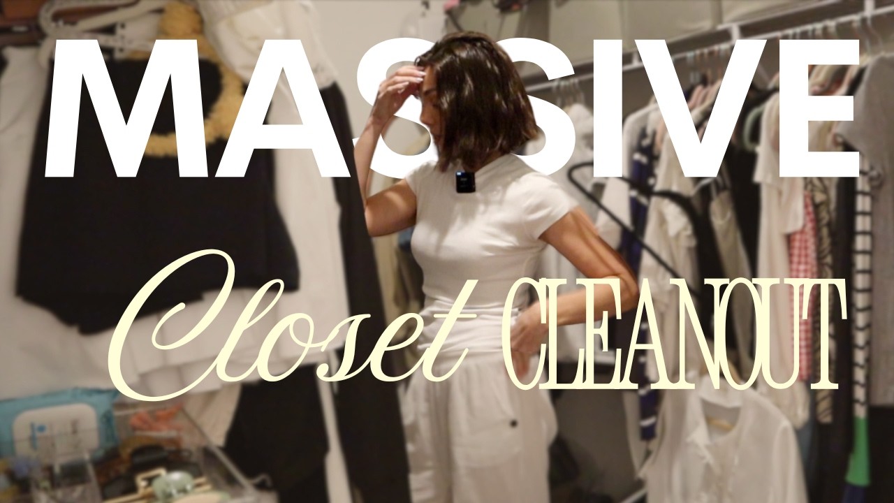 MASSIVE Closet Cleanout! (TRYING ON EVERYTHING IN MY CLOSET)