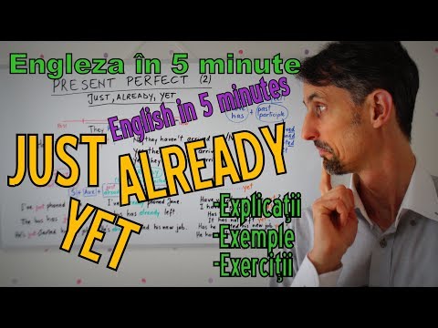 Lectii Gramatica Engleza- JUST, ALREADY, YET (+Present Perfect) - English Grammar Lessons