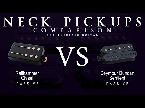 Railhammer CHISEL vs Seymour Duncan SENTIENT - Passive Neck Guitar Pickup Comparison Tone Demo