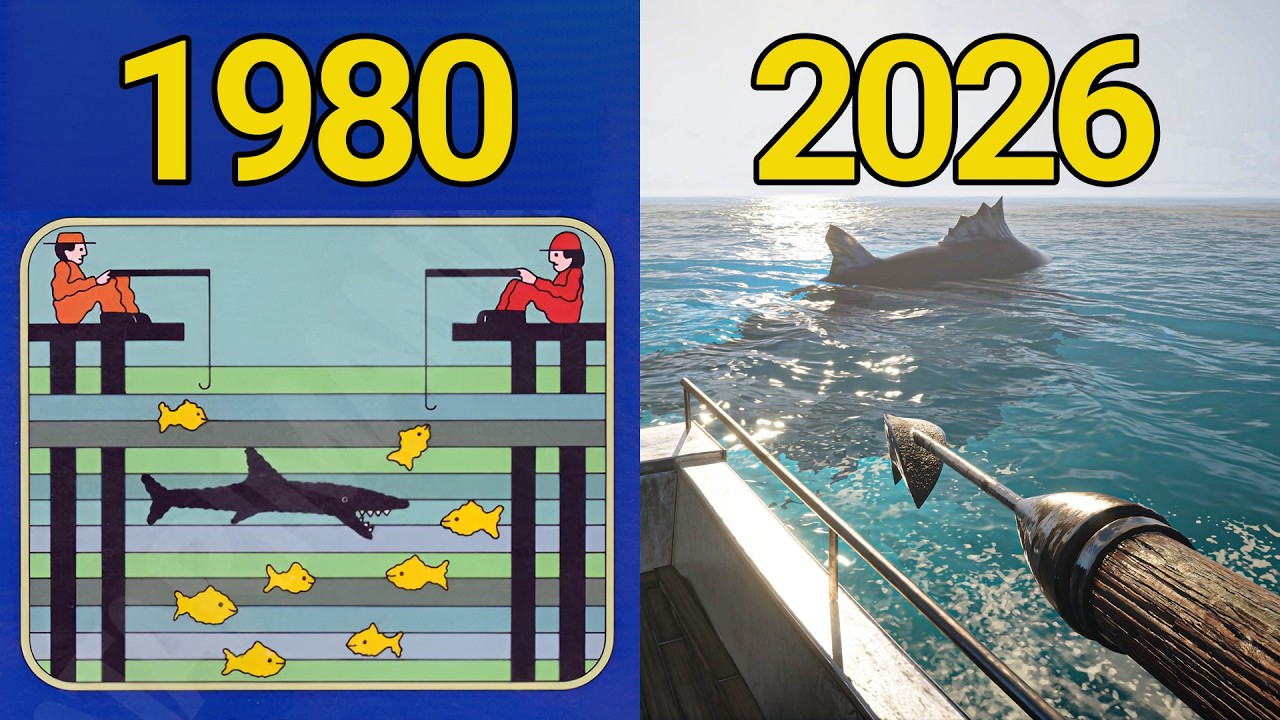 Evolution of Fishing Games (1980-2026)