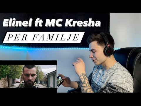 DANY REACTION | Elinel ft MC Kresha - Per Familjen |Albanian Music
