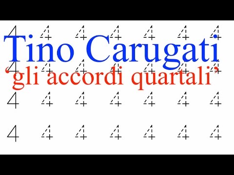 Jazz Piano lesson "Gli accordi quartali", Tino Carugati - Lezione di Pianoforte n.163: