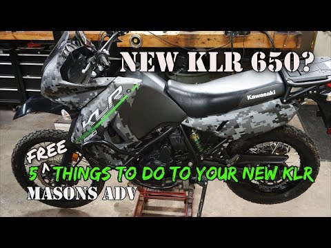5 free things to do to your "new to you" Kawasaki KLR 650 | Masons ADV |
