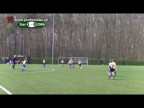 Voetbal Sarto JO13-1 - Zeelandia M'burg JO13-1  8 april 2017