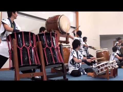 関西福祉大学　金光藤蔭高等学校　和太鼓演奏　20131026