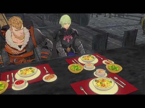 Jeralt and Byleth be eating