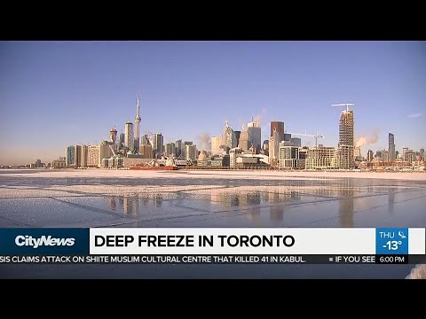 Coping with the deep freeze in Toronto