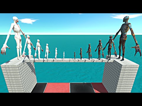 Epic Growing Zombie War | Scp-096 vs Zombie Itself - Animal Revolt Battle Simulator