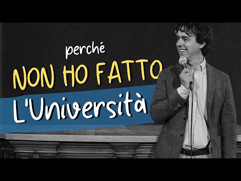 LUCA RAVENNA. PERCHÉ NON HO FATTO L'UNIVERSITÀ
