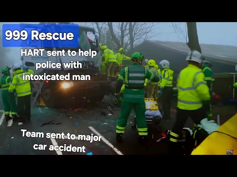 Rescue Mission for Truck Driver crashes in a thick FOG!  #rescue #Hart