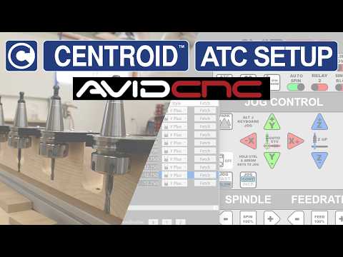 CNC Build Ep 13: Setting up an ATC with Centroid CNC 12 and Avid CNC (Automatic Tool Changer Setup)