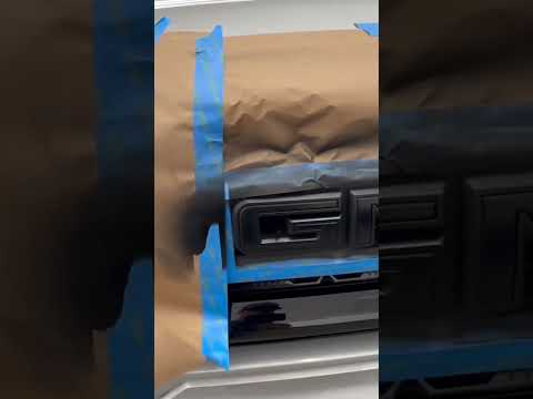 Fixing My Mistake! 😬Repainting Front Emblem #1500 #plastidip #emblem #gmc #sierra