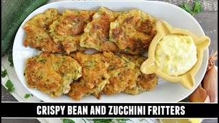 Got Zucchini? Make these Crispy White Bean & Zucchini Fritters