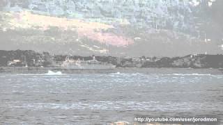Cruise Ship BLACK WATCH departs A Coruña. December 11, 2012