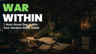 WAR WITHIN | 1 Hour Boom Bap to Win Your Hardest Study Battle 📚⚔️
