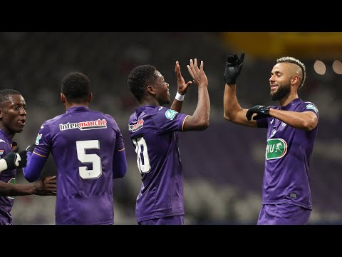 Le premier but d'Aaron Leya Iseka contre Reims en Coupe de France