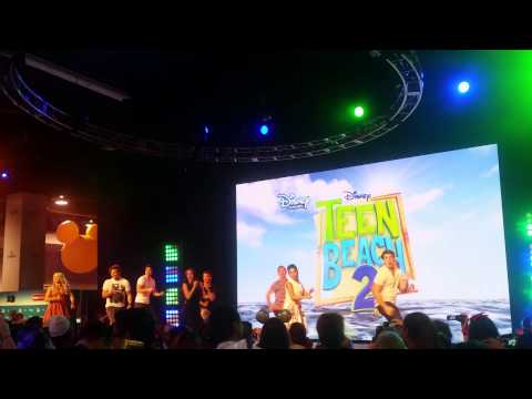Teen Beach 2 cast at D23 #d23expo #d23expo2015