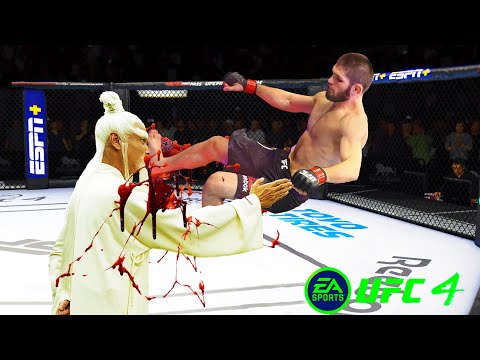 UFC4 Master Pai Mei vs Khabib Nurmagomedov EA Sports UFC 4