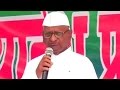 Where are the acche din? Anna, back in Delhi.