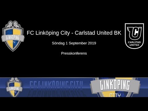 FC Linköping City - Carlstad United Presskonferens (2019-09-01)
