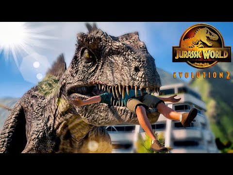 all Dinosaurs Carnivores eating humans Part 2 - jurassic world evolution