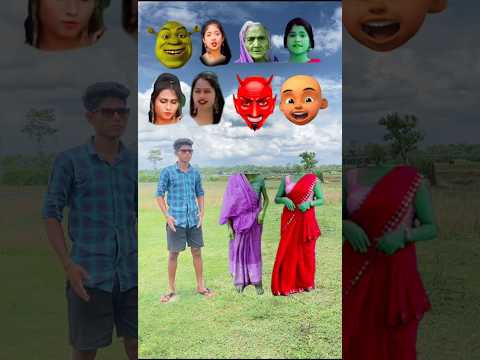 Cute bhabi & pink dadima correct head matching with tu radha meri main shyam tera songs 😆😆#shorts