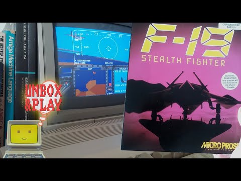 F-19 Stealth Fighter - Amiga 500 - Review, unboxing & gameplay [Real Hardware]