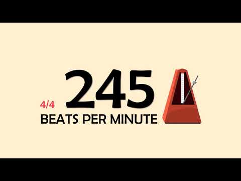 245 BPM 4/4 Metronome
