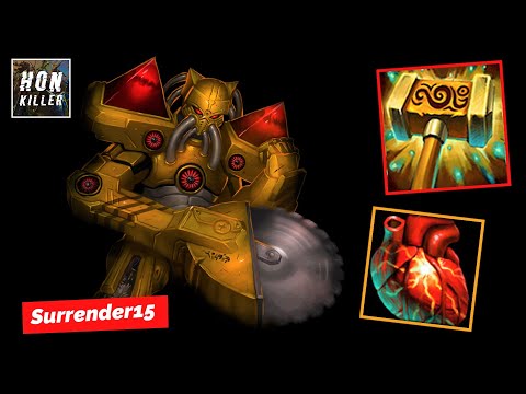 HoN Amun-Ra MOCK OF BRILLIANCE with BEHEMOTH'S HEART