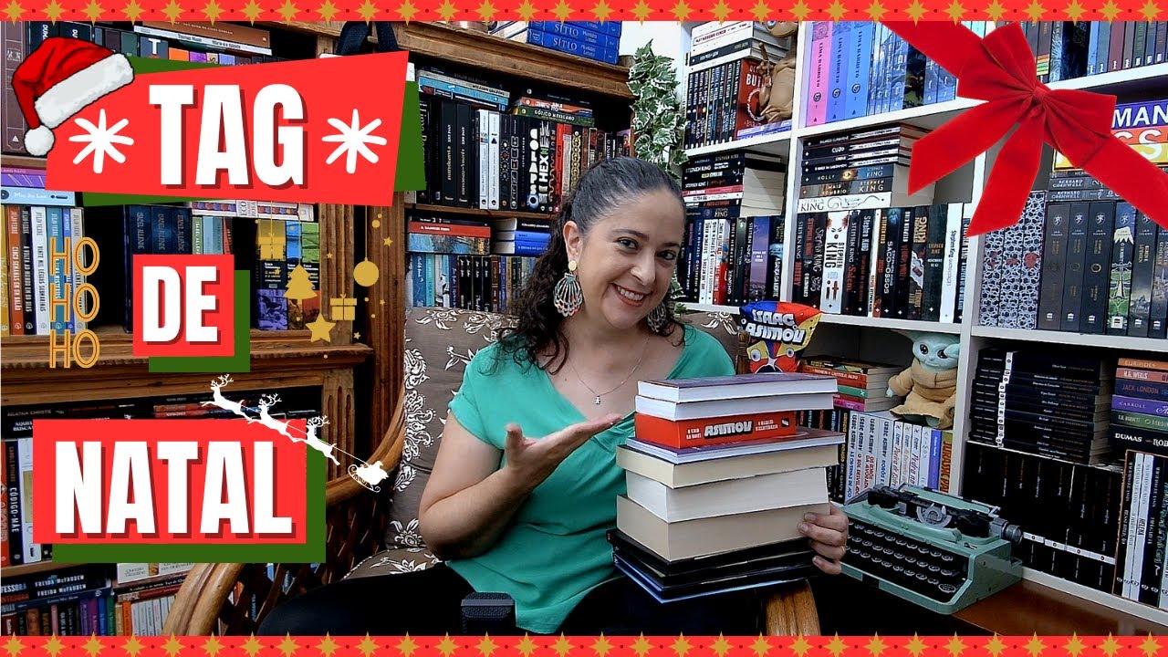 TAG DE NATAL - TAG LITERÁRIA - dicas de livros